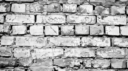 Fototapeta premium old white brick wall background