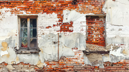 old white brick wall background