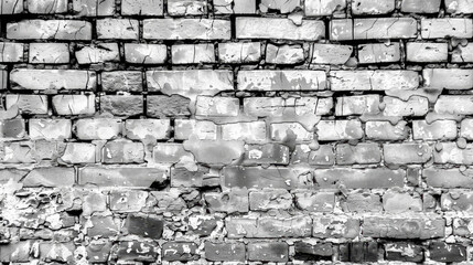 Fototapeta premium old white brick wall background