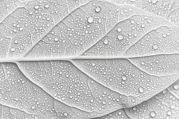 Fototapeta premium leaf with drops