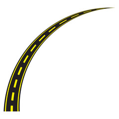 Naklejka premium Vector road sign