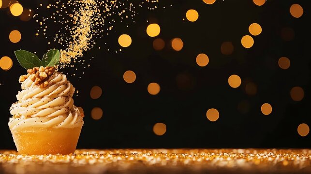 Turkish fig sorbet with honey and walnuts, olive groves of Bodrum, sophisticated summer frozen delight