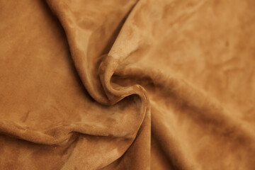 Leather texture: Elegant folds and shading A representation of high quality leather with visible wrinkles and shading that highlight the softness and structure of the material.