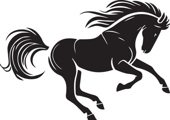  Horse silhouette vector EPS