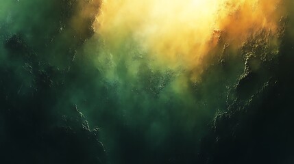 Abstract Green And Gold Textured Background
