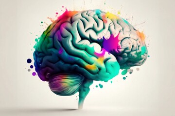 Colorful Brain Design for Tuberculosis and Cancer Awareness