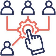 Resource Allocation Icon