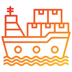 Naklejka premium Shipping Icon