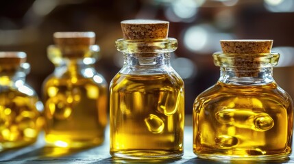 Collection of tiny containers holding various substances