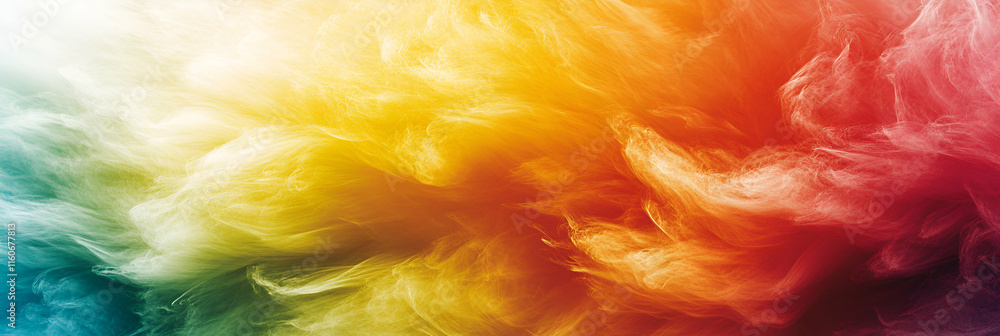 Poster vibrant color swirl, abstract hues flowing dynamically and seamlessly blending with graceful transit