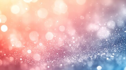Obraz premium Abstract pastel bokeh background with glitter and light.
