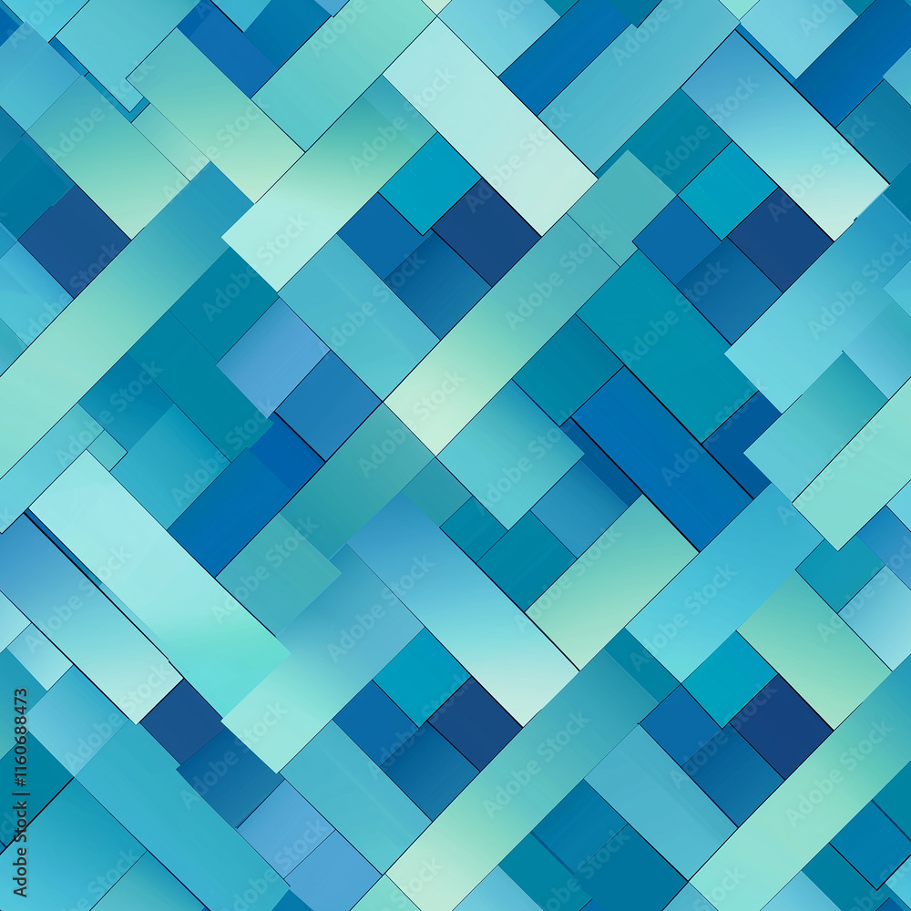 Poster a vibrant blue woven texture featuring various shades, creating a visually appealing background with