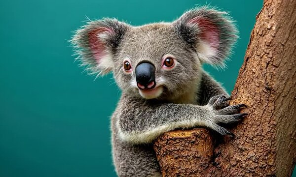 Adorable Koala on a Branch