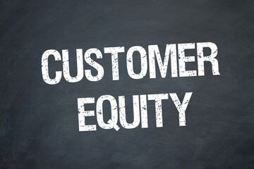 Fototapeta premium Customer Equity 