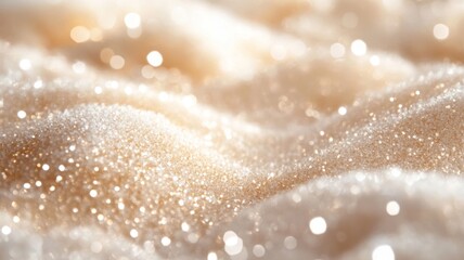 Sparkling Glittering Beige Texture Background