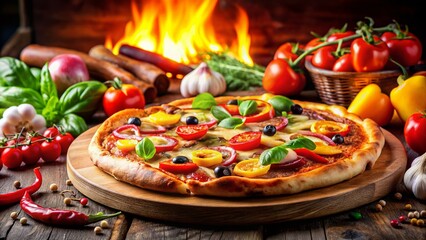 Delicious Pizza, Gourmet Pizza, Mouthwatering Pizza, Pizza Art, Pizza Photography