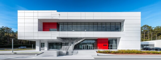 Industrial Building for Warehousing, Office Space, Security, and Modern Logistics on Florida Coast
