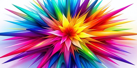 Obraz premium Dynamic Colorful Abstract Design