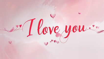 Whispers of Love: Celebrate love with this tender Valentine’s Day design featuring heartfelt calligraphy, soft pink tones, fluttering butterflies, and blooming hearts – perfect for expressing romance 