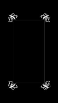 Film projector flickering background. Place for your text. Two options in one file. 
Vertical format 9x16. Suitable for mobile phones, websites, etc.