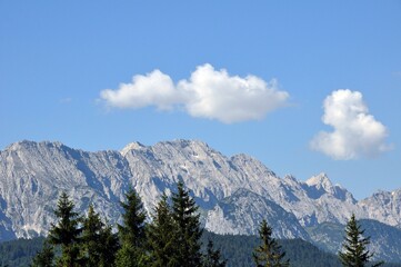 Fototapeta premium Die Buckelwiesen bei Mittenwald