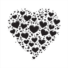 valentine hearts background