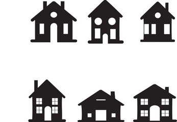 Modern Minimalist Home Icons Collection