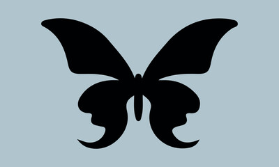 Butterfly Vector  silhouette black set isolated on transparent background Abstract modern seamless pattern of monarch butterfly contours on white background for decoration design  Closeup design eleme