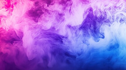 Fototapeta premium Bright abstract gradient with purple and blue hues, softly glowing and blending, creating a vibrant and dynamic atmosphere