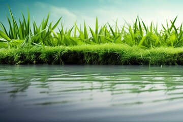 Fototapeta premium grass, background, lawn, meadow, green, nature, plant, spring, summer, isolated, field, natural, grow, turf, white, pattern, environment, fresh, garden, growth, horizontal, foliage, outdoors, lush, se