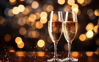 Two Glasses of Champagne