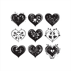 valentine hearts background