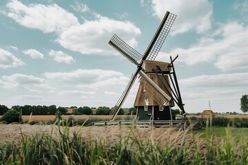 Naklejka premium Old mill long exposure 