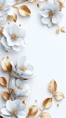 white frangipani flowers