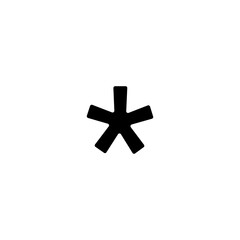 Obraz premium Asterisk Symbol Emoji 