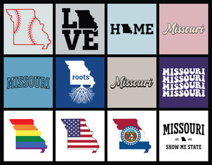 Missouri state t shirt design