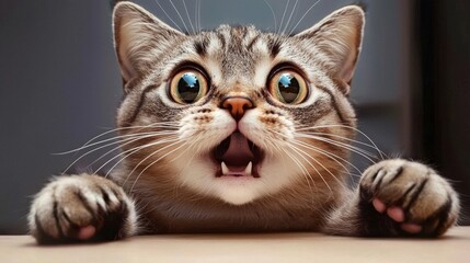 Obraz premium The Internet's Favorite Weird Cat Expressions