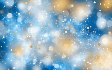 Obraz premium a blue and yellow lights