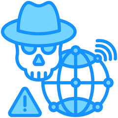 Network Intrusion Icon