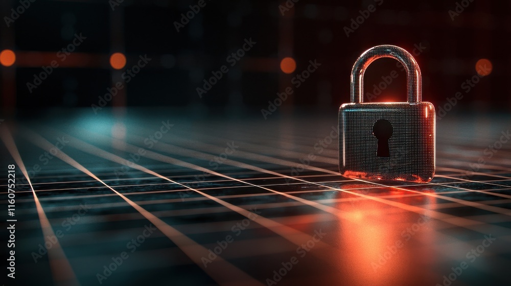 Aufkleber enhancing security network awareness through lock visualization digital environment cybersecurity co
