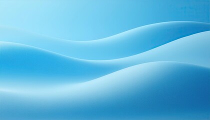 Fototapeta premium Abstract Blue Waves: Serene Digital Art