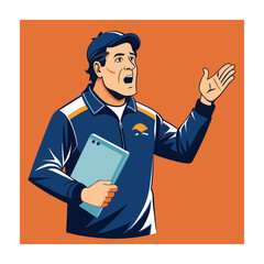 American football vector illustration