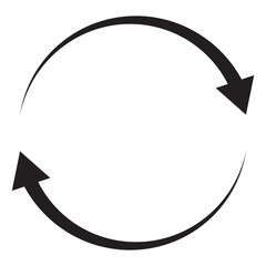 Circle arrow vector illustration