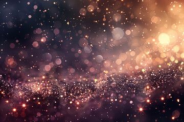 Fototapeta premium Additional Elements with Sparkles Background: Magical and Enchanting Atmosphere