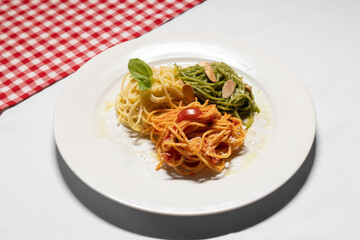 Trio of Italian Pasta Flavors