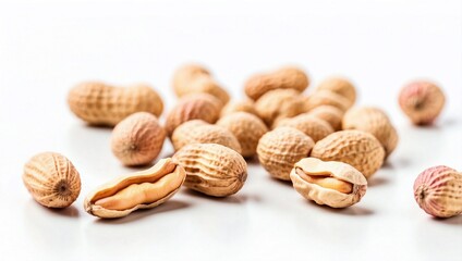 Peanut Isolated on Clean White Background