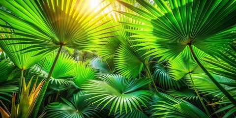 Palm Leaves Photography: Rule of Thirds Nature Outdoors Plant Images