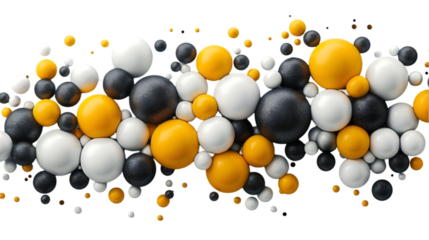 isolated molecules on white background
