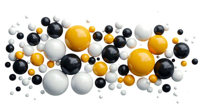 isolated molecules on white background
