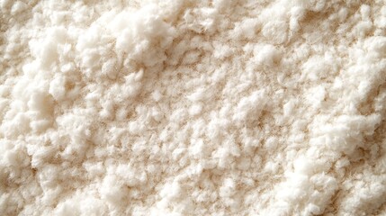 Close-up of a soft white fluffy material.